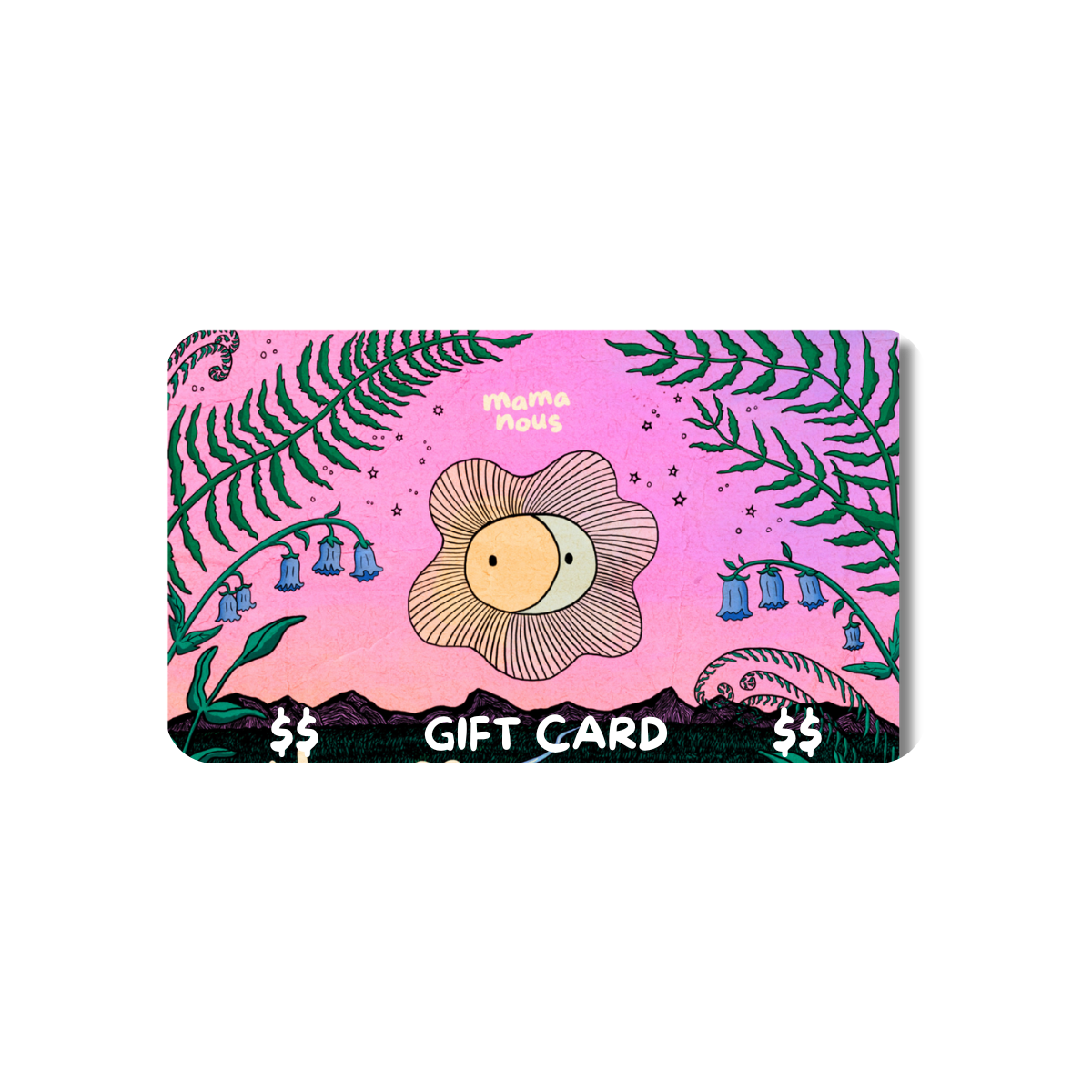 mama nous gift card illustration