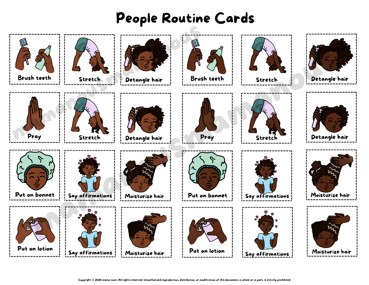 preschool visual schedule routine chart